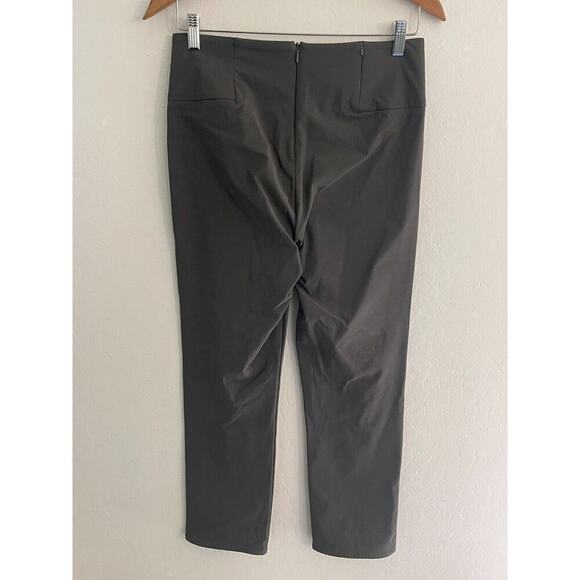 Athleta 10 Wander Slim Straight Ankle Pants Split Hem Stretch NEW $110 - Picture 8 of 9